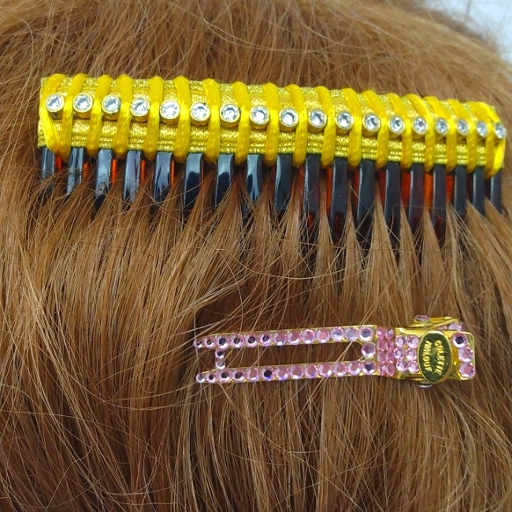 Colette Malouf Hair Accessories With Rhinestones